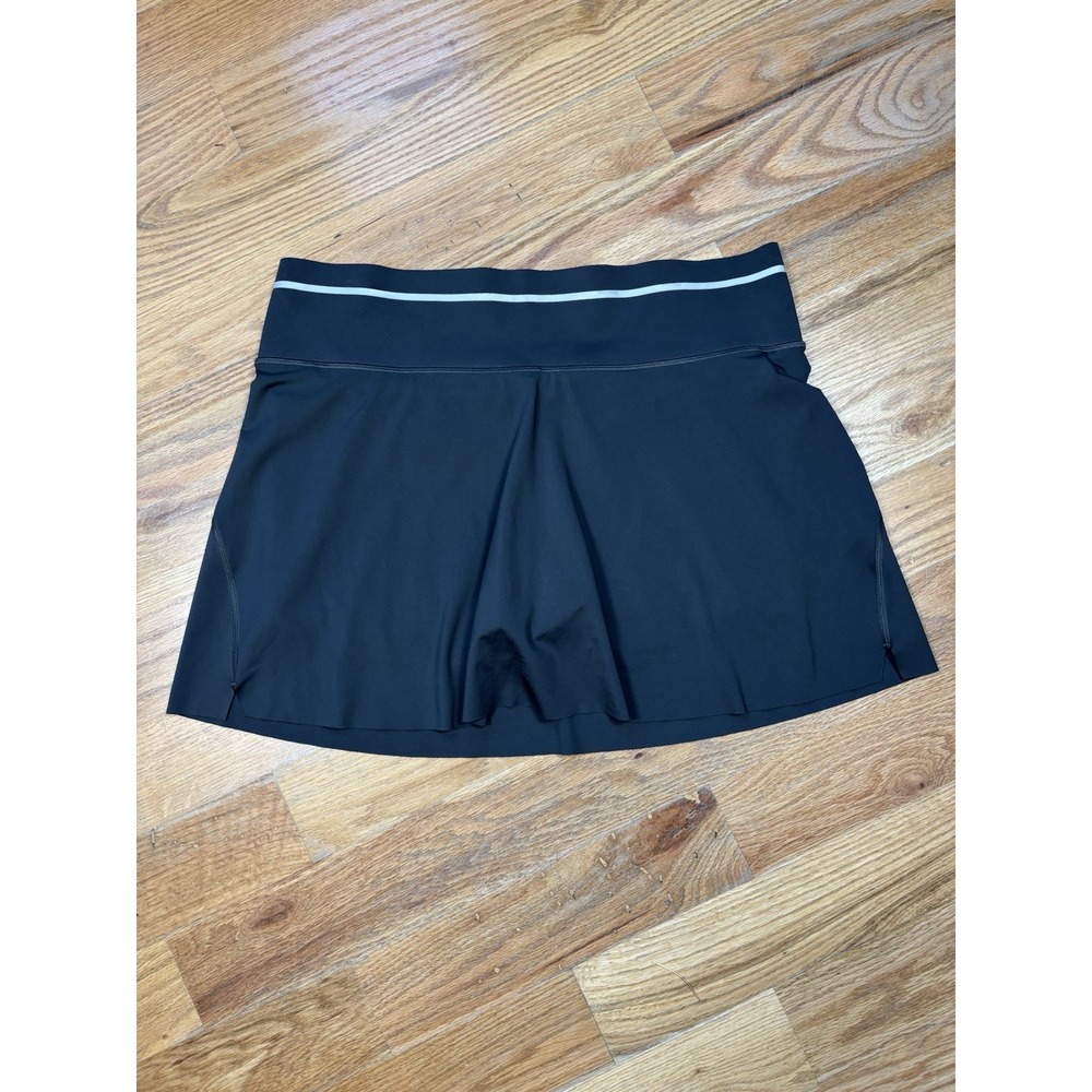 Athleta Sonic Skort‎ Size Large Black Tennis Golf